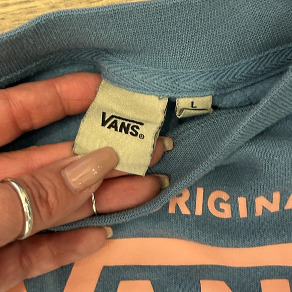 🛹 VANS Sweatshirt with Pale Pink Logo - Picture 5 of 7